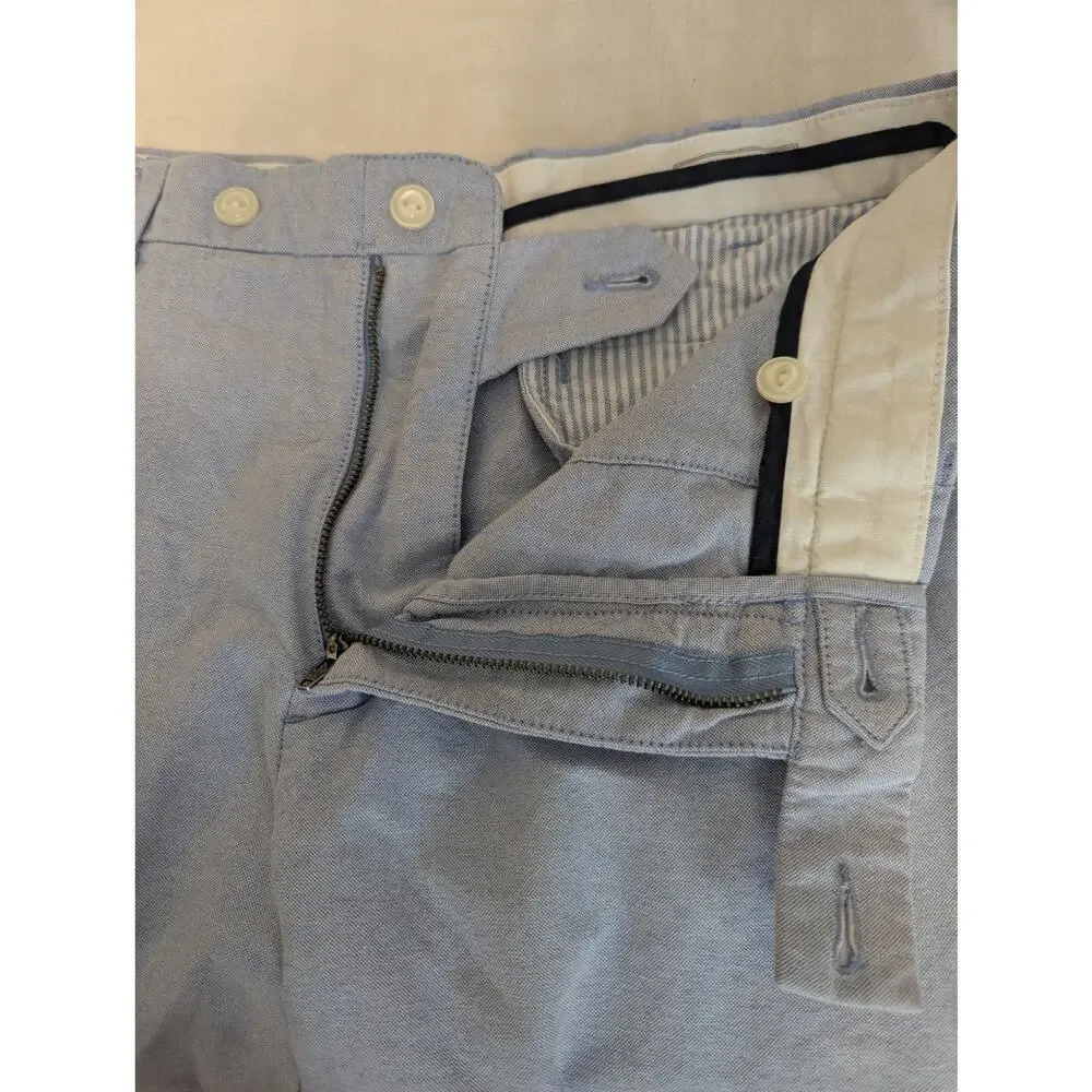 Polo Ralph Lauren Cotton Chino Shorts Size 34 Blue Preppy Minimalist Casual